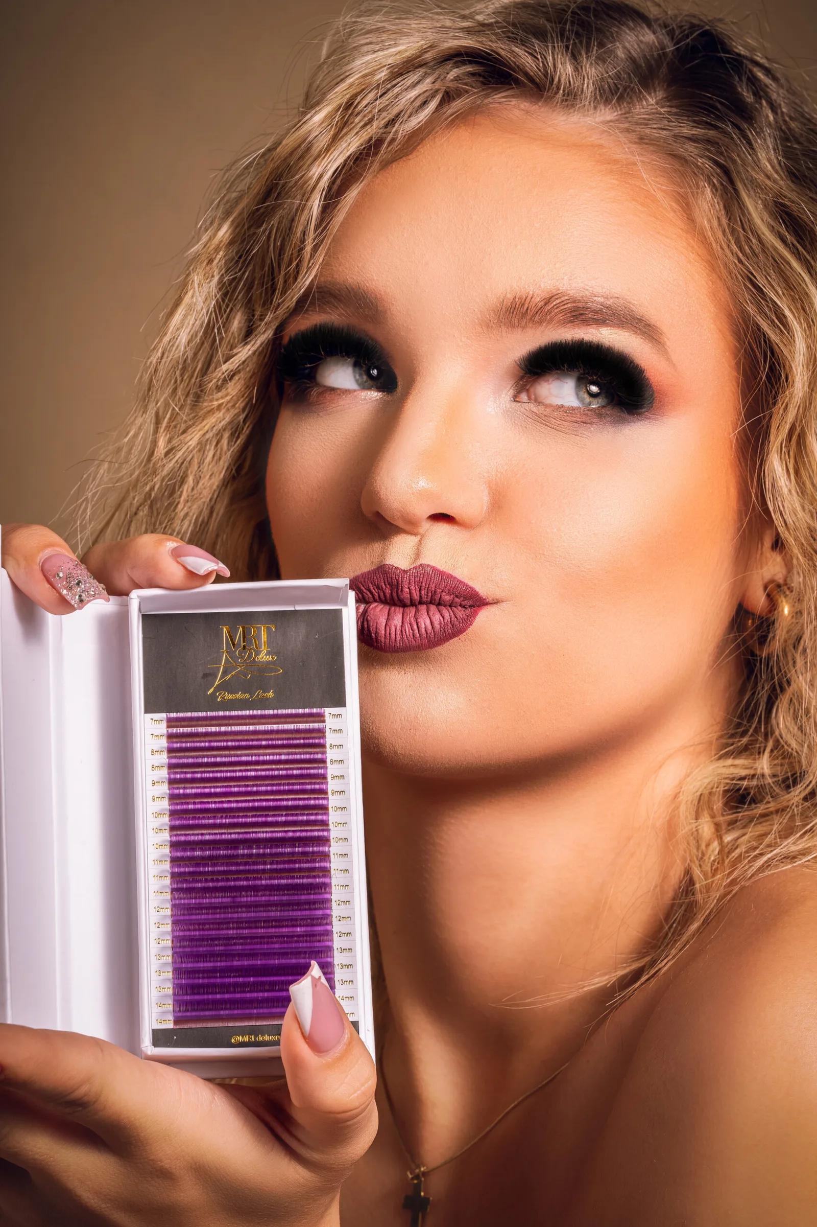 MRT Delux Fantasy Lash Art | Színes műszempillák (D, CC – 0,07)